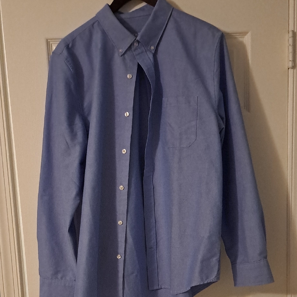 Mack Weldon Blue 37.5 Button Down Oxford Shirt